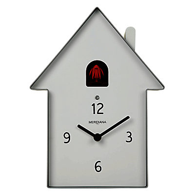 Diamantini & Domeniconi Meridiana Cuckoo Clock, 26 x W19.5 x D11cm Aluminium